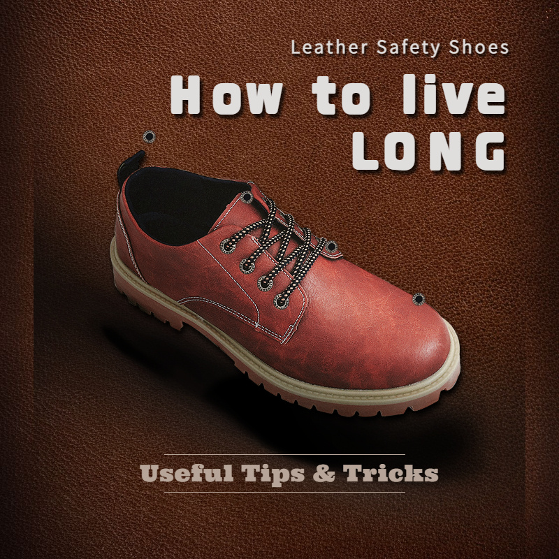 leather safety work shoes